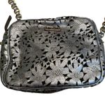 Kate Spade Silver Metallic Floral Cut Out Crossbody Photo 9