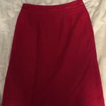 White House | Black Market Red Skirt Photo 3
