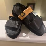 Free People Black and Brown Sandals Photo 5