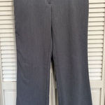 Briggs New York Gray Straight Leg Dress Pants Mid Rise Zip Size 10 Zip Pockets Photo 0