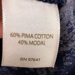 J.Jill super soft tunic navy blue grey long line crewneck long sleeve Medium Photo 5