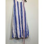 ASTR  the Label Dress M Rena Striped Mini Shift Blue Pink Racerback Sleeveless Photo 4