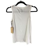Halogen Womens Ribbed Tank Top Scoop Neck Stretch White S Photo 2