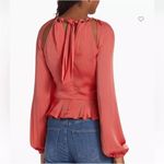 Veronica Beard New! Yulita Cut-Out Silk-Blend Top
Watermelon Size 8 $498 Photo 5