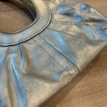 Coach  Ergo Kisslock Silver Pleated Leather Bag Metallic 12831 Shoulder Photo 3