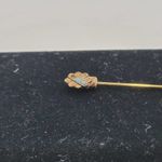 Vintage Coat Pins Lot of 3 Angel Cherub Cupid and FloralGold Tone Rhinestones Photo 8