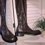 ZARA  Over The Knee Brown Flat Boots Size 7.5 Photo 3
