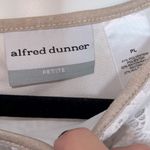 Alfred Dunner Petite Neutral Stripe Applique Short Sleeve Tee Photo 2
