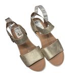 Dr. Scholl's Women's Time Off Sky Gold Smooth Wedge Casual Sandals Size 8.5 NWT Photo 2