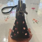 Kate Spade Black Crossbody Bag Payton dome with Pink purple Polka Dots Photo 7