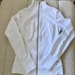 MET in jeans, zip up sweatshirt women’s White Size M Photo 2