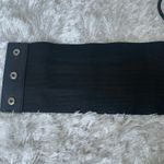 Wide Corset Stretch Belt OSFM 7.5" tall Lace Up 29" long Black Photo 7