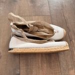 Stuart Weitzman  Espadrille‎ Flats Wrap Up Tie Shoes Size 8.5M Vacation Beach Photo 7