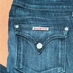 Hudson Jeans  Signature straight leg Flap Pockets Mid-rise Dark Wash Y2K sz 31 Photo 1