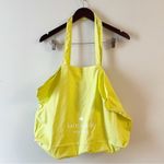 Kate Spade  Neon Yellow Cotton Canvas Tote Shopping Bag Multi-use Photo 3