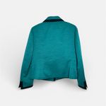 Jones Studio  Teal Blazer with Black Accents Photo 2