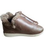 Olukai Brown Shearling Slip Photo 3