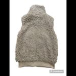 Women’s Johnston & Murphy Faux Fur‎ Furry Vest Beige Size M Size M Photo 4