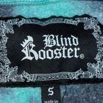 Blind Rooster Teal and Purple TieDie Crewneck Sweatshirt Blue Photo 3