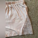 Lace Pajama Shorts, Pink, Size M Pink Size M Photo 2