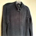 Eileen Fisher Cotton Pucker Jacket Women's Petite Medium Navy Career Classic Photo 6