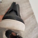 Linea Paolo Felicia Perforated Black Leather Wedge Sneakwrs Photo 14