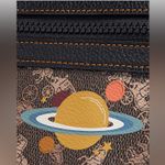 Coach  Large Horse & Carriage Print w/Planets 🪐 Wristlet w/Front Zip Pocket RARE! Photo 8