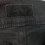 MOTHER Insider Crop Step Fray Jeans Not Guilty Black Women’s Size 25 Raw Hem Photo 8