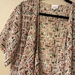 LuLaRoe MONROE Size SMALL Fringe Kimono Wrap Coverup Boho Ethnic Earthy Photo 8