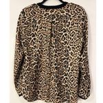 ZARA  Cheetah Animal Print Blouse Career Business Casual Evening out Small Photo 2