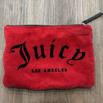 Juicy Couture  For UO Velvet‎ Pouch Red Photo 0