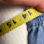 Vintage LL Bean Women's 8 Classic Fit Cotton Elastic Waist Mom Jean‎ Shorts 90s Blue Photo 7