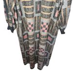 Vintage Designer Coat House Coat Robe‎ Pink Size XL Photo 2