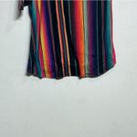 Crazy Train  Striped Cold Shoulder Top Sz L Photo 3