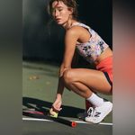 Free people movement NWT crop top bra top v neck small Photo 2