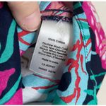 Talbots Womens Size XL Button Up Top Classic Casual Jungle Botanical Tropical Photo 6