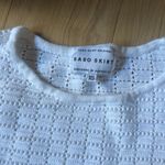 Sabo Skirt  White Textured Knit Top Photo 1