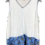 Style & Co  V-neck Extended Floral Hem Tank Top NWT XXL Photo 0