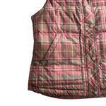 Eddie Bauer Vintage  Plaid Puffer Vest 100% Down Size Medium Photo 5