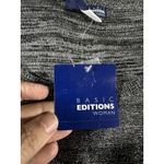 Basic Editions Black and Silver Knit Sweater, Womens Plus 1X. Photo 6