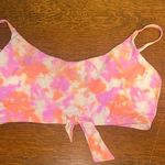No Boundaries Tie-Dye Swimsuit Top with Bow Photo 0