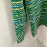 Spyder : Green & Blue Striped Women's Sweatshirt- 1/4 zip- 8 Photo 7