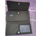 Nautica Womens Wallet Oraganizer with RFID Blocking Wallet, Black Tan Accent Photo 3