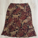 Carol Rose Vintage   Midi Skirt in Brown and Red 🥀🌹🏵️ Photo 0