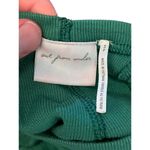 Out From Under  Tank Top Womens Small Green Ruched Drawstring Ribbed Festival UO Photo 1