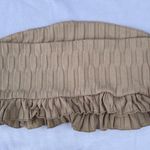 ZARA Ruffled Crop Strapless Top Size M NWOT Photo 2