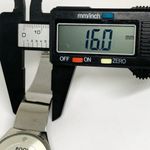 Pool A Rama silver tone wrist watch 33mm case size adjustable mesh band running Photo 4