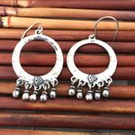 Silpada  Sterling Silver Cha Cha Hoop Earrings Photo 2