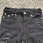 True Religion Black skinny jeans with silver studs Size 28 Photo 3