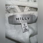 Milly Linen Blend White Crochet White Tank Top Made In USA NWOT Size 0 Photo 3